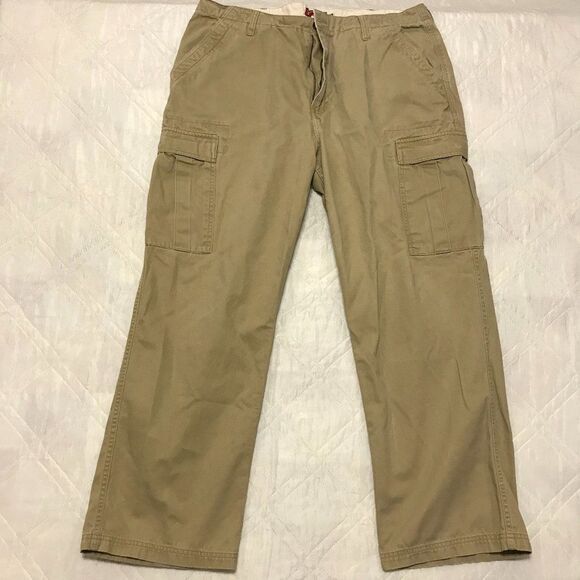 Chaps Denim tan cargo‎ pants 38X30 - Picture 1 of 5